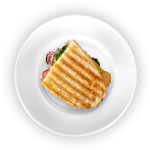 Cheese, Ham & Tomato Panini 