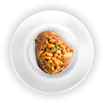 Jacket Potato With Beans 